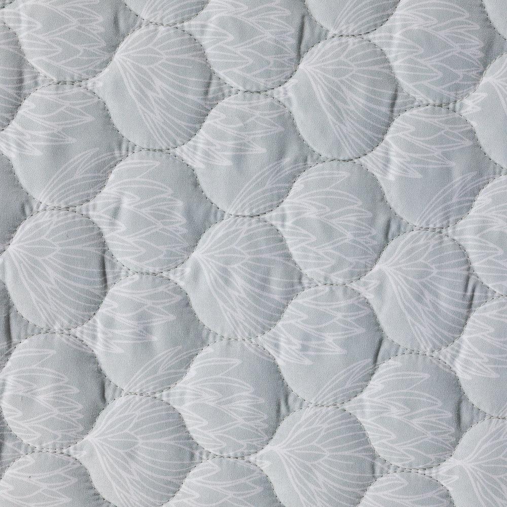 Nest Wild Protea Microfibre Printed Quilt Set Duck Egg-Quilts & Comforters