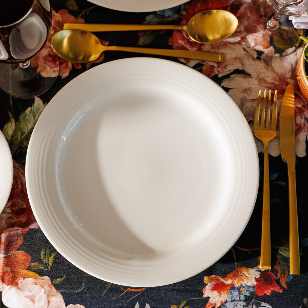Noritake Arctic White Dinner Plate-Plates