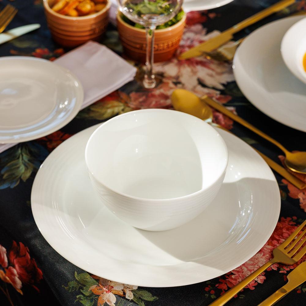 Noritake Arctic White Dinner Set 12 Piece-Dinner Sets