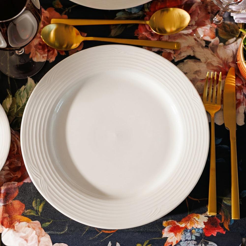 Noritake Arctic White Fish Plate-Plates