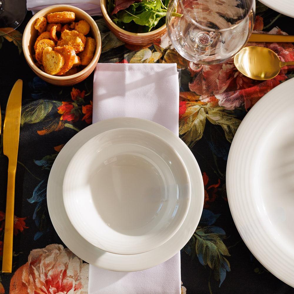Noritake Arctic White Fruit Bowl-Bowls