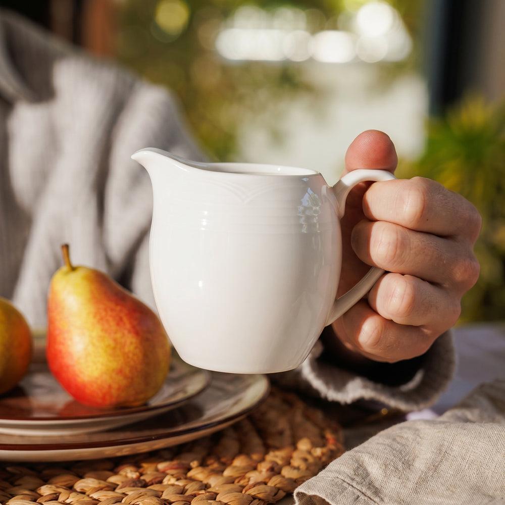 Noritake Arctic White Milk Jug-Mugs