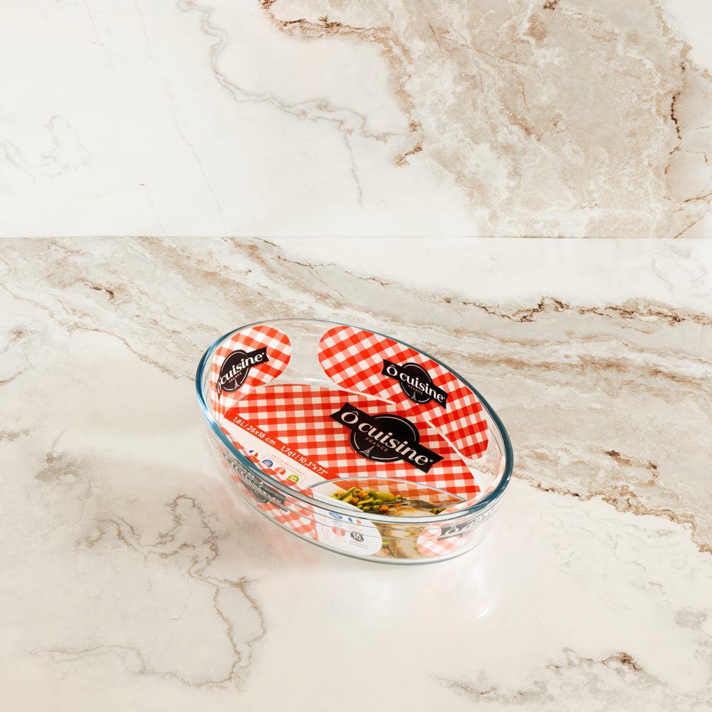Ã”cuisineÂ® Glass Oval Roaster-Casseroles