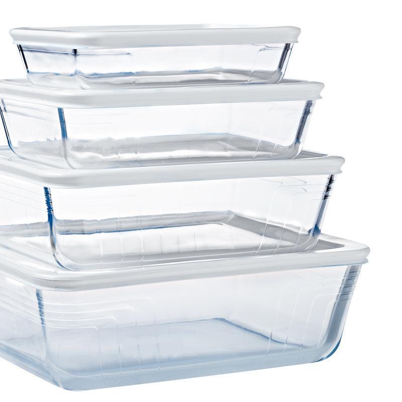 Ã”cuisineÂ® Glass Rectangular Roaster with Lid-CASSEROLE DISH