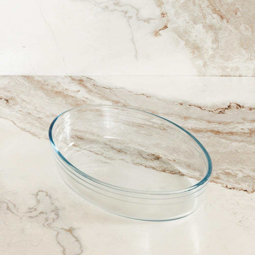 Ôcuisine® Glass Rectangular Roasters 2 Piece-Casseroles