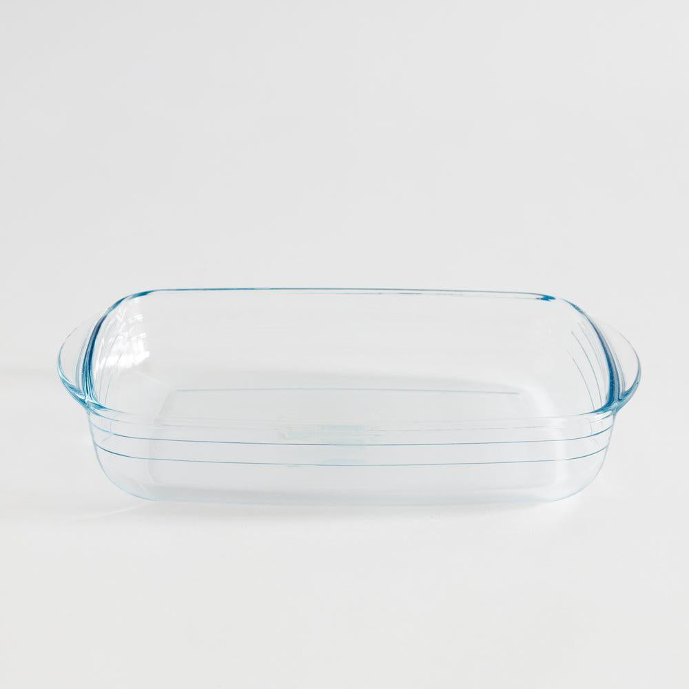 Ôcuisine® Glass Rectangular Roasters 2 Piece-Casseroles