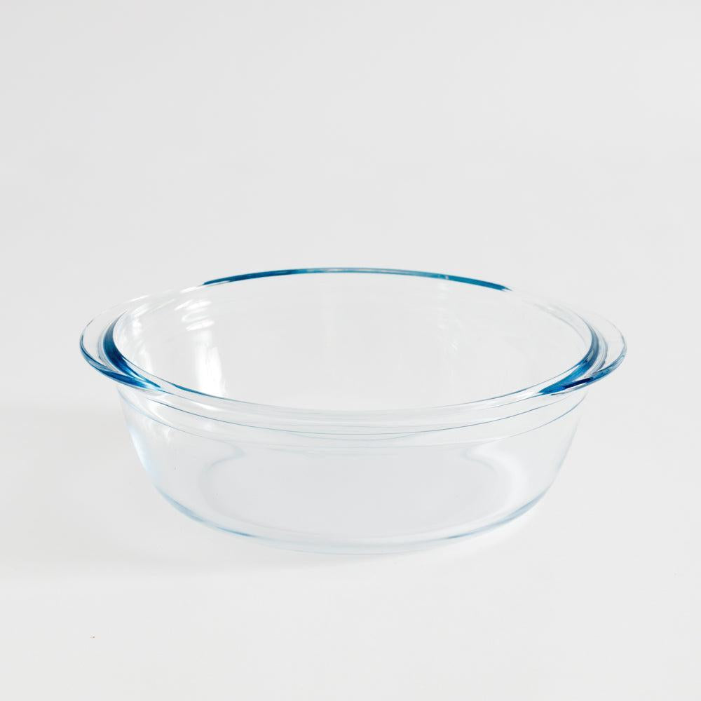 Ã”cuisineÂ® Glass Round Roaster with Lid Fridge and Freeze-Casseroles