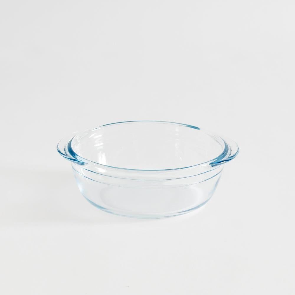 Ã”cuisineÂ® Glass Round Roaster with Lid Fridge and Freeze-Casseroles