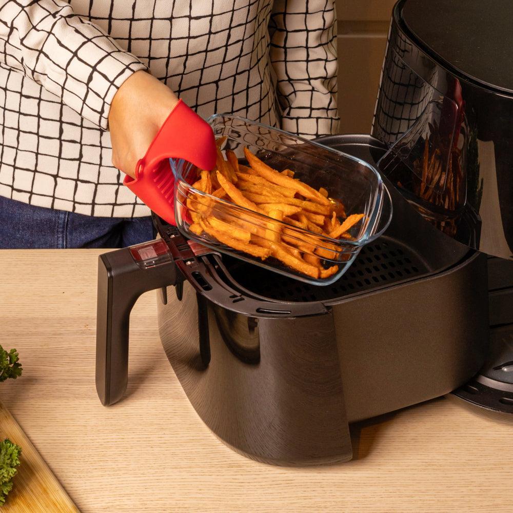 Ã”cuisineÂ® Glass Square Roaster Airfryer-Casseroles