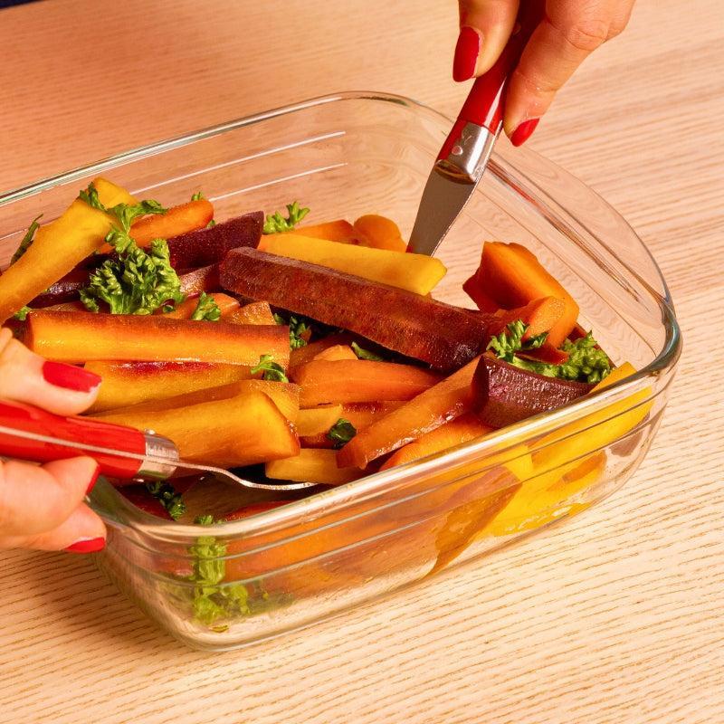 Ã”cuisineÂ® Glass Square Roaster-Casseroles