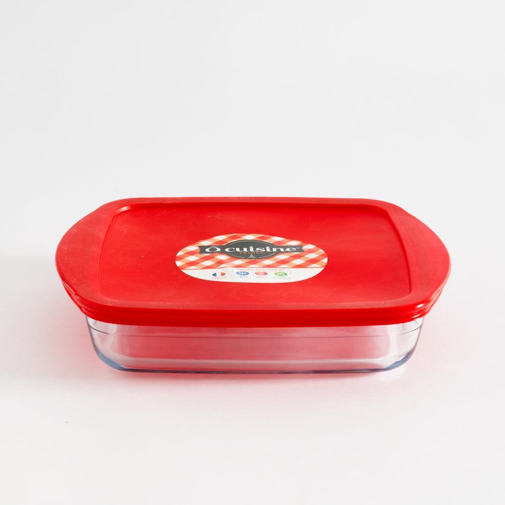 Ã”cuisineÂ® Glass Square Roaster with Lid Fridge and Freeze-Casseroles