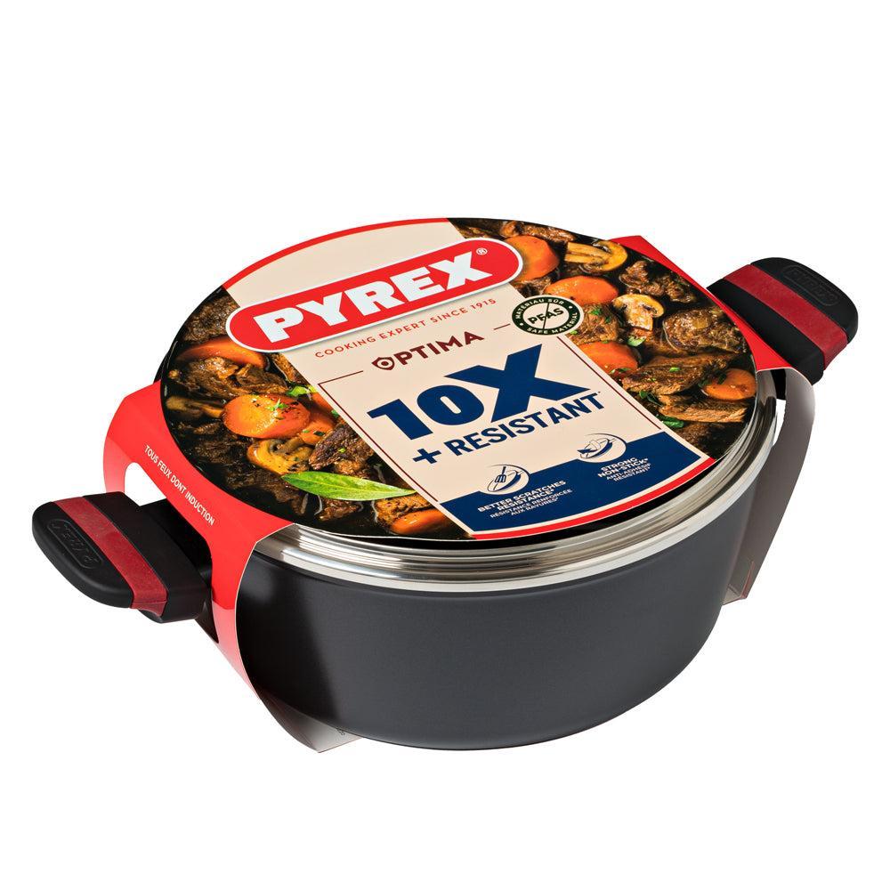 Pyrex Optima Stewpot with Lid-Pot