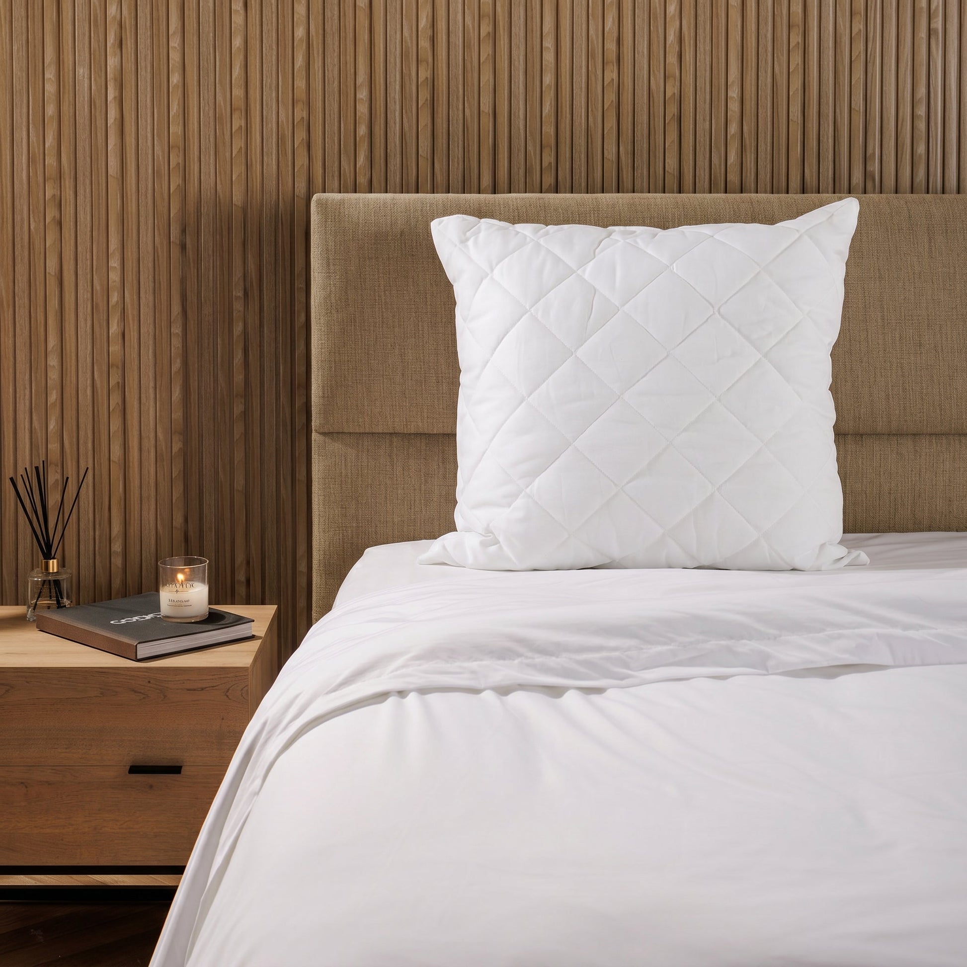 Quilted Hollow Puff Pillow Continental-Pillows