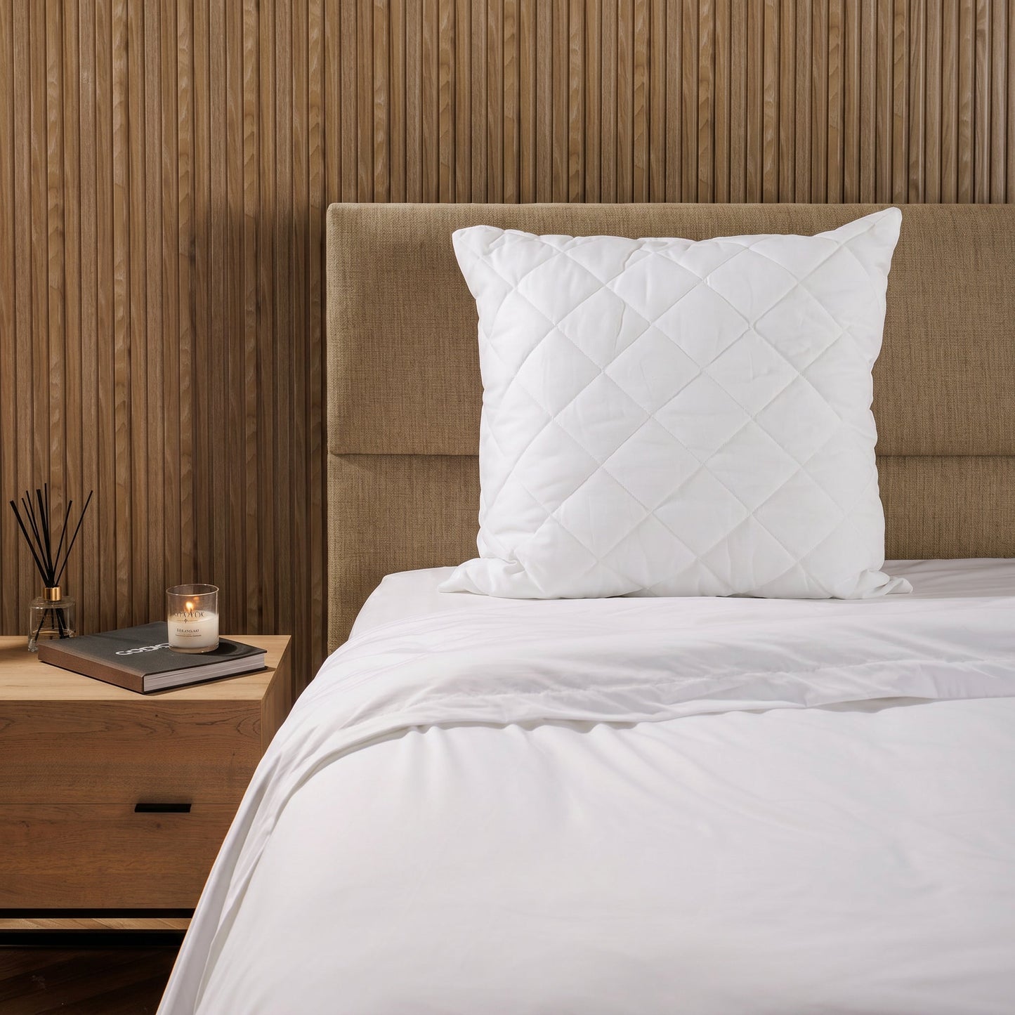 Quilted Hollow Puff Pillow Continental-Pillows