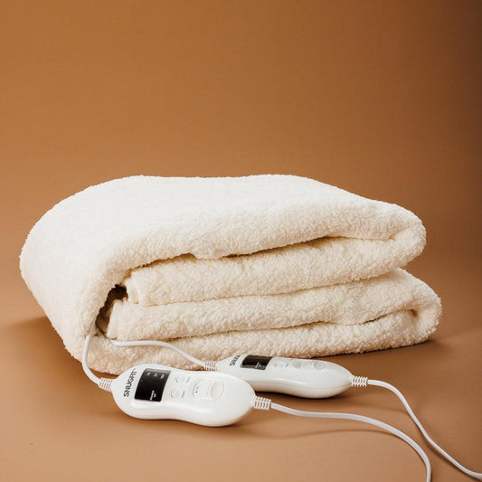 Snugfit Electric Blanket Sherpa Fleece with Elasticated Straps-Electric Blankets