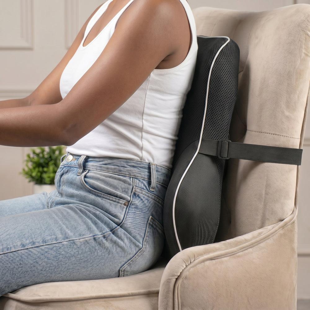 Snugfit Lumbar Advanced Support Pillow Black-Pillows