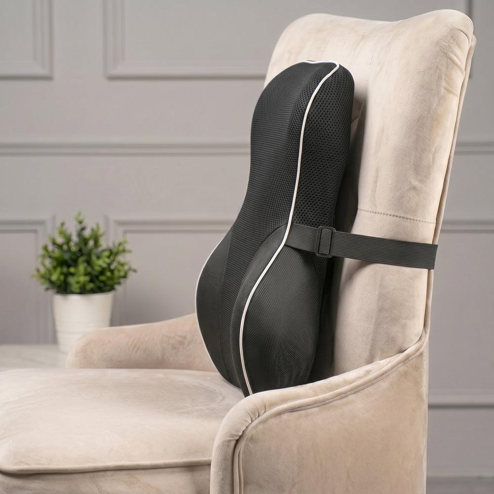 Snugfit Lumbar Advanced Support Pillow Black-Pillows