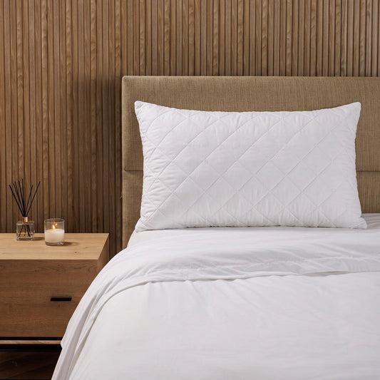 Snugfit Quilted Pillow Protector King Single-Pillow Protectors