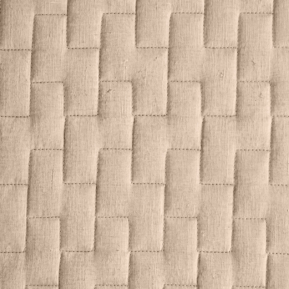 Tide Whisper Soft Premium Cotton Quilt Oatmeal-Quilts & Comforters