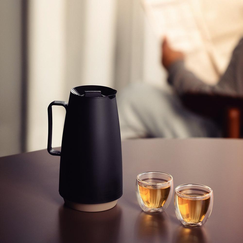 Tramontina Exata Glass Lined Thermal Flask Black-Flask