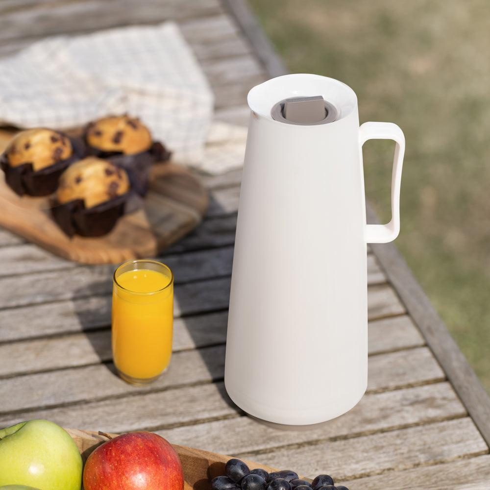 Tramontina Exata Glass Lined Thermal Flask Vanilla-Flask