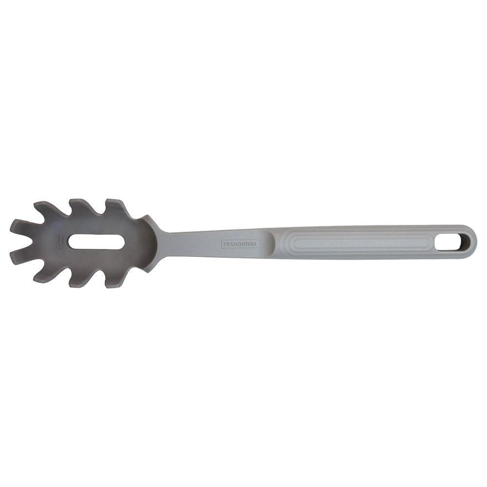Tramontina Softta Silicone Pasta Spoon Grey-Kitchen Utensils