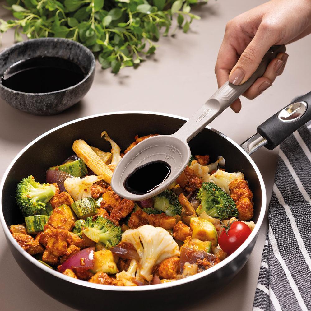 Tramontina Softta Silicone Serving Spoon Grey-Kitchen Utensils