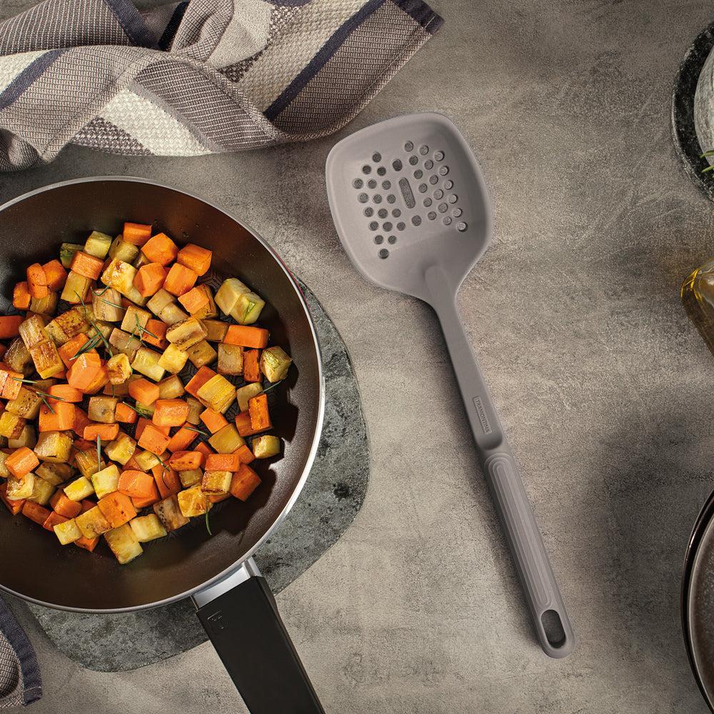 Tramontina Softta Silicone Skimmer Grey-Kitchen Utensils