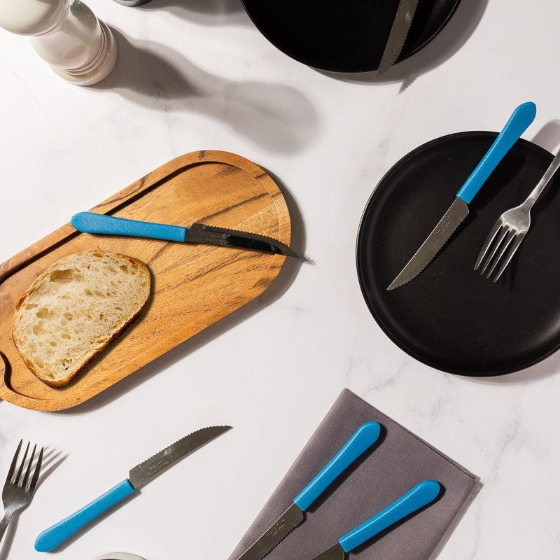 Tramontina Steak Knife Set of 6 Blue-Kitchen