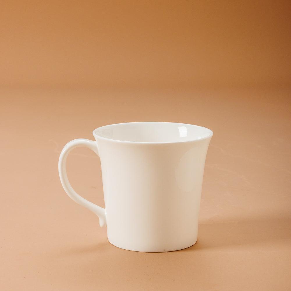 Tulip Fine Bone China Mug White-Mugs