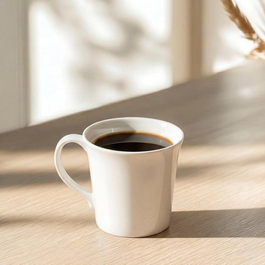 Tulip Fine Bone China Mug White-Mugs