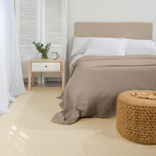 Waffle Blanket Throw - Sand-Blanket
