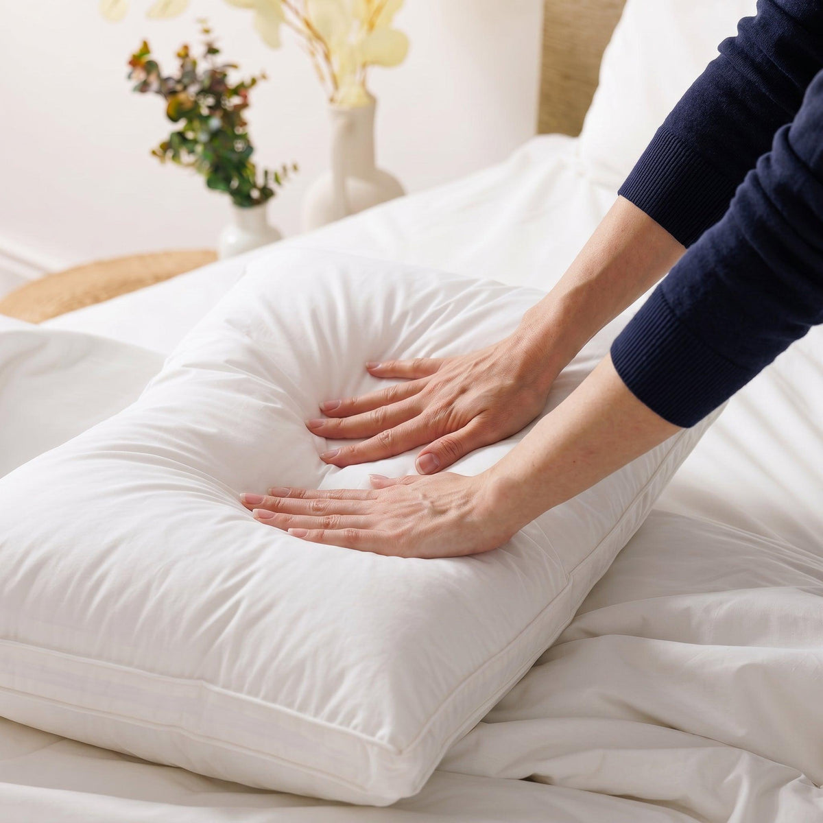 Whisper Soft Gusset Pillow Standard-Pillows