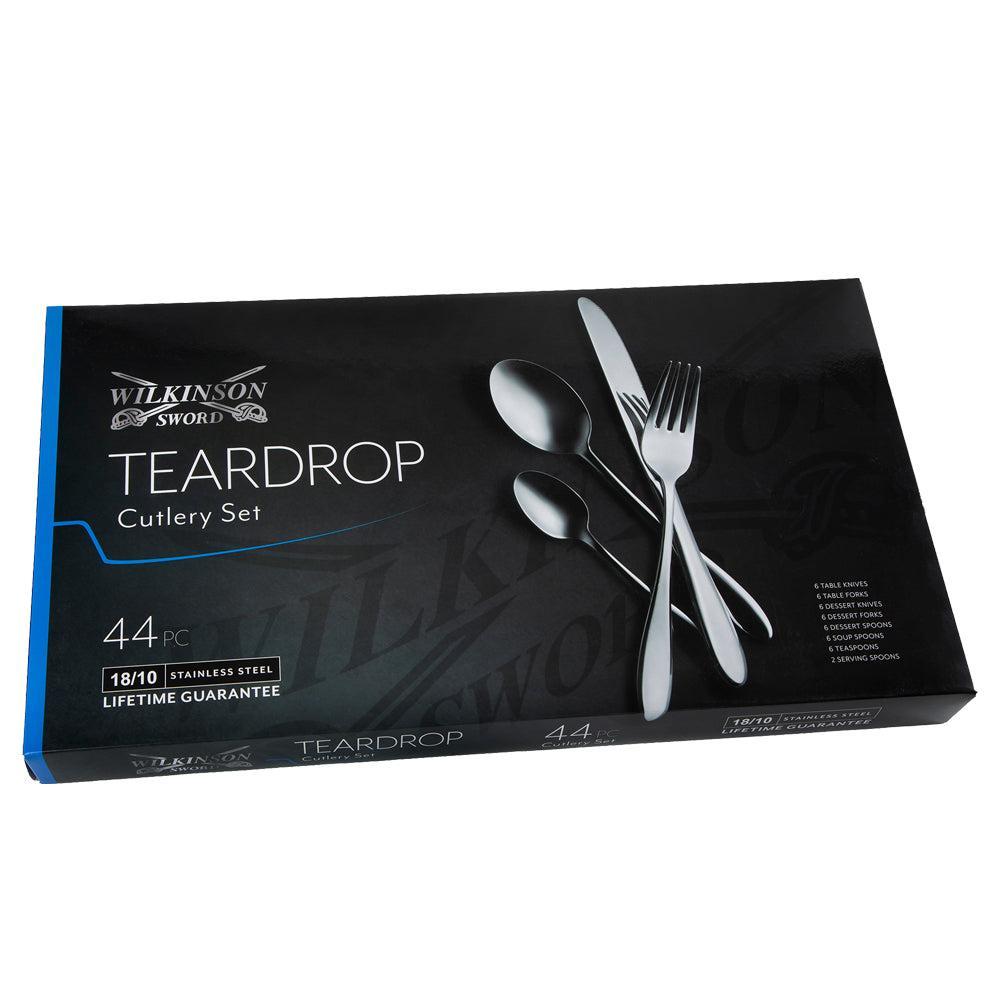 Wilkinson Sword Teardrop Cutlery Set 44 Piece-Cutlery Sets